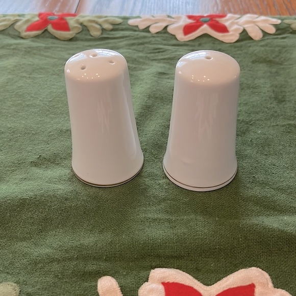 Vintage Holiday Christmas Porcelain Salt Pepper Shaker Holly Berry New In Box - Picture 2 of 6